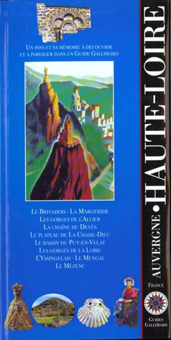Couverture du livre « Auvergne ; Haute Loire » de Collectif Gallimard aux éditions Gallimard-loisirs
