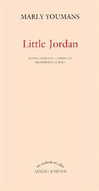 Couverture du livre « Little Jordan » de Marly Youmans aux éditions Actes Sud