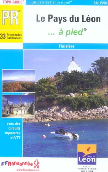 Couverture du livre « Pays du leon a pied 2005 - 29-pr » de  aux éditions Ffrp