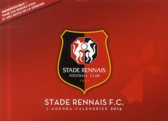 Couverture du livre « Agenda calendrier stade rennais 2014 » de  aux éditions Hugo Sport
