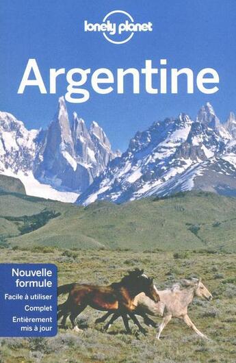 Couverture du livre « Argentine (4e édition) » de  aux éditions Lonely Planet France