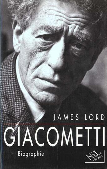 Couverture du livre « Giacometti » de James Lord aux éditions Nil