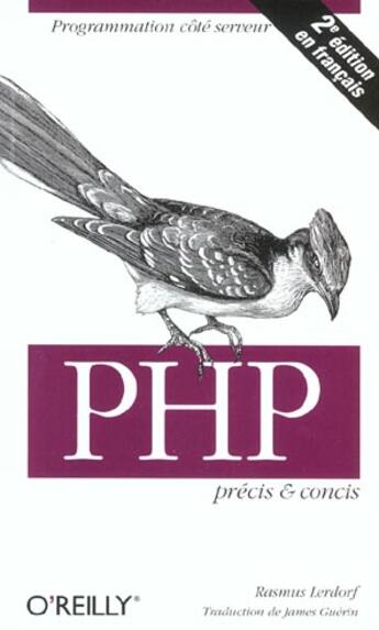 Couverture du livre « O'reilly php prec.& conc.2ed » de Lerdorf aux éditions Ellipses