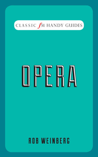 Couverture du livre « Opera » de Weinberg Rob aux éditions Elliott And Thompson Digital