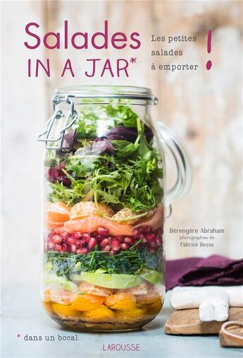 Couverture du livre « Salades in a jar » de Berengere Abraham aux éditions Larousse