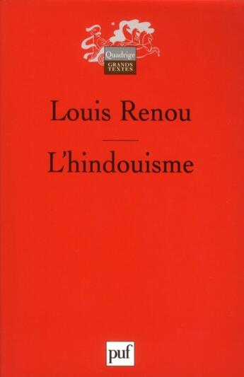 Couverture du livre « L'hindouisme » de Louis Renou aux éditions Puf