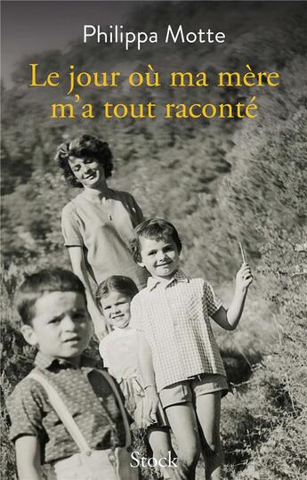 Couverture du livre « Le jour où ma mère m'a tout raconté » de Philippa Motte aux éditions Stock