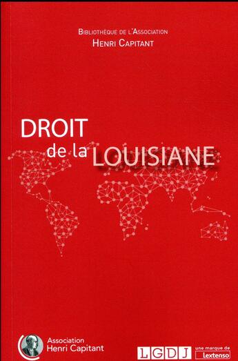 Couverture du livre « Droit de la Louisiane » de  aux éditions Lgdj