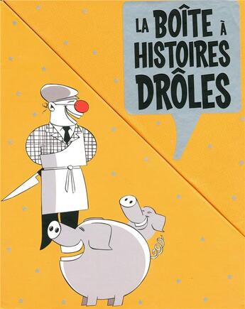 Couverture du livre « La boîte à histoires drôles » de  aux éditions Chiflet