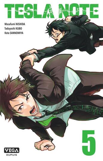 Couverture du livre « Tesla note Tome 5 » de Tadayoshi Kubo et Masafumi Nishida et Kota Sannomiya aux éditions Vega Dupuis