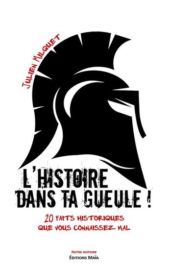 Couverture du livre « L'histoire dans ta gueule ! 20 faits historiques que vous connaissez mal » de Julien Milquet aux éditions Editions Maia