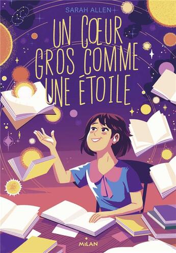 Couverture du livre « Un coeur gros comme une étoile » de Sarah Allen aux éditions Milan