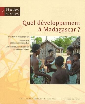 Couverture du livre « Quel développement à Madagascar ? » de  aux éditions Ehess