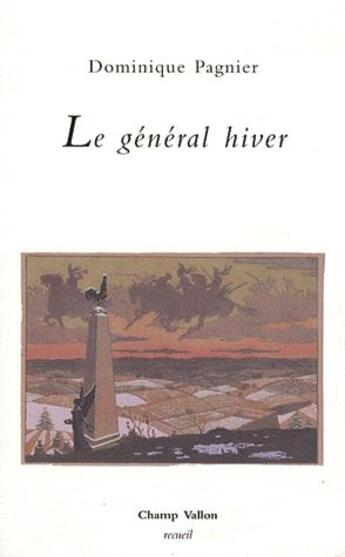 Couverture du livre « Le Général Hiver » de  aux éditions Champ Vallon