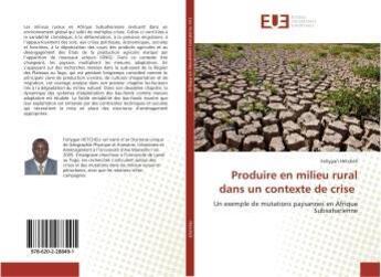 Couverture du livre « Produire en milieu rural dans un contexte de crise » de Follygan Hétchéli aux éditions Editions Universitaires Europeennes