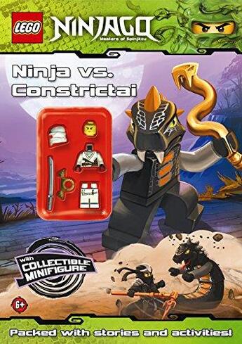 Couverture du livre « Lego Ninjago - masters of Spinjitzu ; Ninja vs. Constrictai » de  aux éditions Ladybird