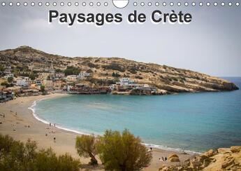 Couverture du livre « Paysages de crete calendrier mural 2018 din a4 horizontal » de Steyaert D aux éditions Calvendo