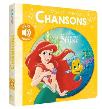Couverture du livre « La petite sirene, mes premieres chansons » de  aux éditions Disney Hachette