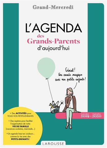 Couverture du livre « Agenda grand-mercredi » de Grand-Mercredi aux éditions Larousse