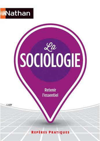 Couverture du livre « La sociologie » de  aux éditions Nathan