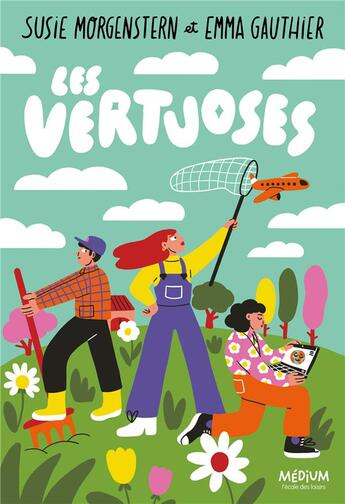 Couverture du livre « Les Vertuoses » de Susie Morgenstern et Aurore Carric et Emma Gauthier aux éditions Ecole Des Loisirs