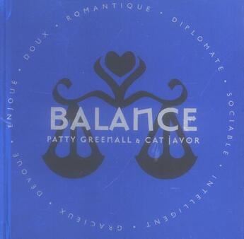 Couverture du livre « Balance » de Patty Greenall et Cat Javor aux éditions Albin Michel