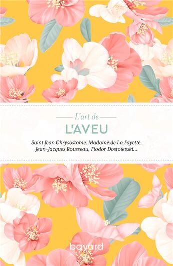 Couverture du livre « L'art de l'aveu » de  aux éditions Bayard