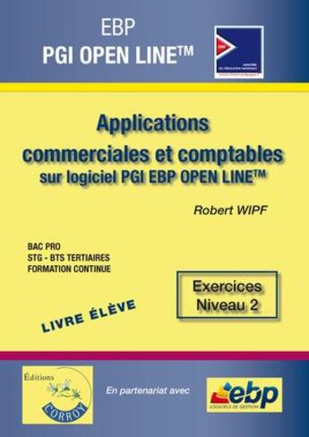 Couverture du livre « EBP PGI open line PME ; livre élève (édition 2016) » de Robert Wipf aux éditions Corroy