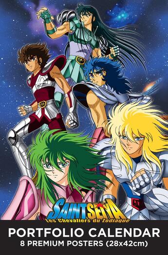 Couverture du livre « Saint Seiya ; les chevaliers du Zodiaque : calendrier (édition 2023) » de Masami Kurumada aux éditions Ynnis