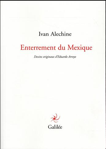 Couverture du livre « Enterrement du Mexique » de Ivan Alechine aux éditions Galilee