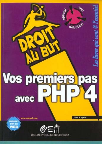 Couverture du livre « Vos Premiers Pas Avec Php 4 » de Jean Engels aux éditions Osman Eyrolles Multimedia