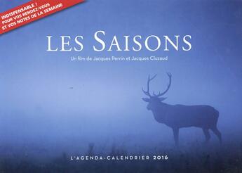 Couverture du livre « L'agenda-calendrier 2016 ; les saisons » de  aux éditions Hugo Image