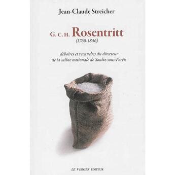 Couverture du livre « Georges Chrétien Rosentritt » de Jean-Claude Streicher aux éditions Le Verger