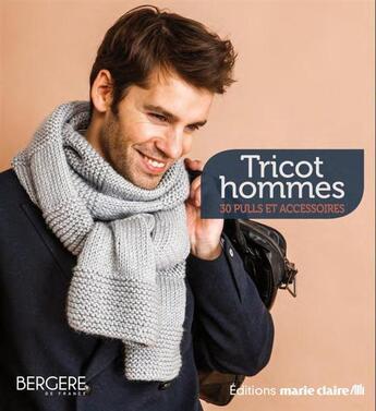 Couverture du livre « Tricot hommes » de  aux éditions Marie-claire