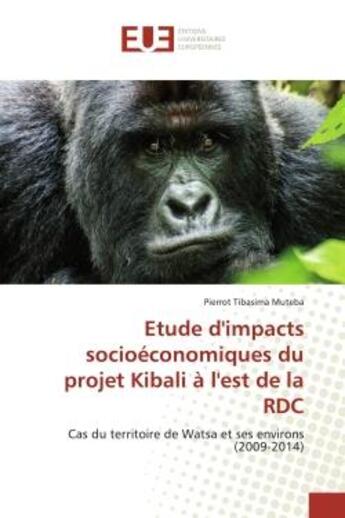 Couverture du livre « Etude d'impacts socioeconomiques du projet kibali a l'est de la rdc - cas du territoire de watsa et » de Tibasima Muteba P. aux éditions Editions Universitaires Europeennes