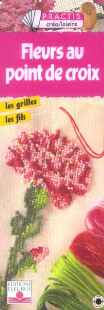 Couverture du livre « Fleurs au point de croix » de  aux éditions Fleurus