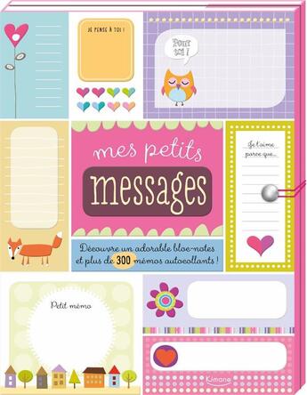 Couverture du livre « Mes petits messages (coll. carnets & petits papiers) » de  aux éditions Kimane