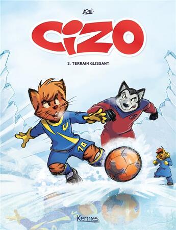 Couverture du livre « Cizo Tome 3 : terrain glissant » de Aré aux éditions Les 3 As