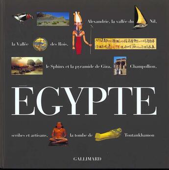 Couverture du livre « Egypte » de Collectif Gallimard aux éditions Gallimard-loisirs