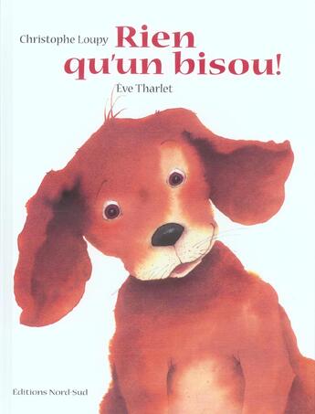 Couverture du livre « Rien qu'un bisou » de Loupy/Tharlet aux éditions Nord-sud