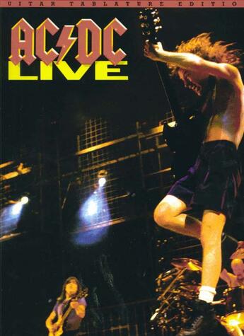 Couverture du livre « Ac/dc live ; guitare tablatures » de  aux éditions Hal Leonard