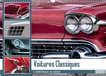 Couverture du livre « Voitures classiques l esthetique du detail calendrier mural 2020 din a3 horizont - details de voitur » de Dieter Meyer aux éditions Calvendo