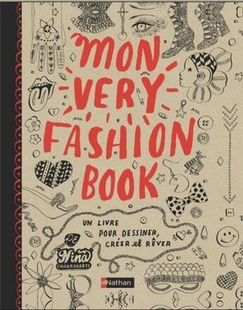 Couverture du livre « Mon very fashion book » de Nina Chakrabarti aux éditions Nathan