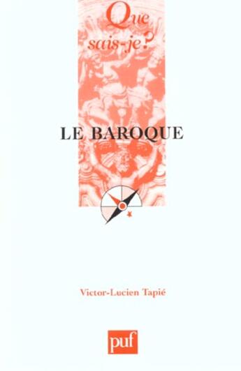 Couverture du livre « Baroque (10e ed) (le) » de Tapie Victor L. aux éditions Que Sais-je ?