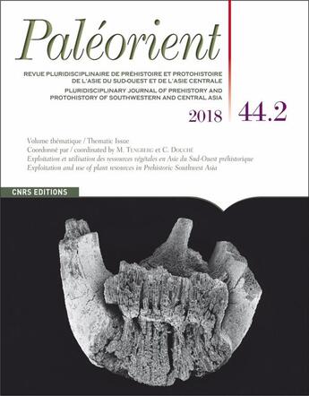 Couverture du livre « Paleorient 44.2 » de  aux éditions Cnrs