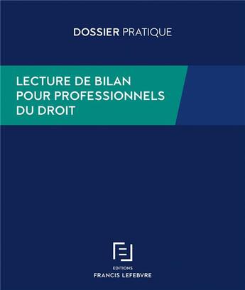 Couverture du livre « Lecture de bilan » de  aux éditions Lefebvre