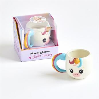 Couverture du livre « Mon mug licorne by Sophie Fantasy » de Sophie Fantasy aux éditions First