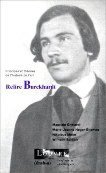 Couverture du livre « Relire Burckhardt » de  aux éditions Ensba