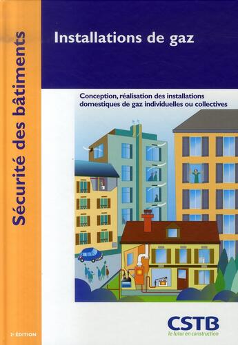 Couverture du livre « Installations de gaz (2e édition) » de  aux éditions Cstb