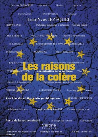 Couverture du livre « Les raisons de la colère » de Jean-Yves Jezequel aux éditions Verone